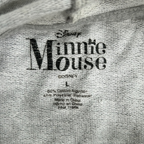 Disney Minnie Mouse Gray Sleeveless Top Sz L - Picture 4 of 4